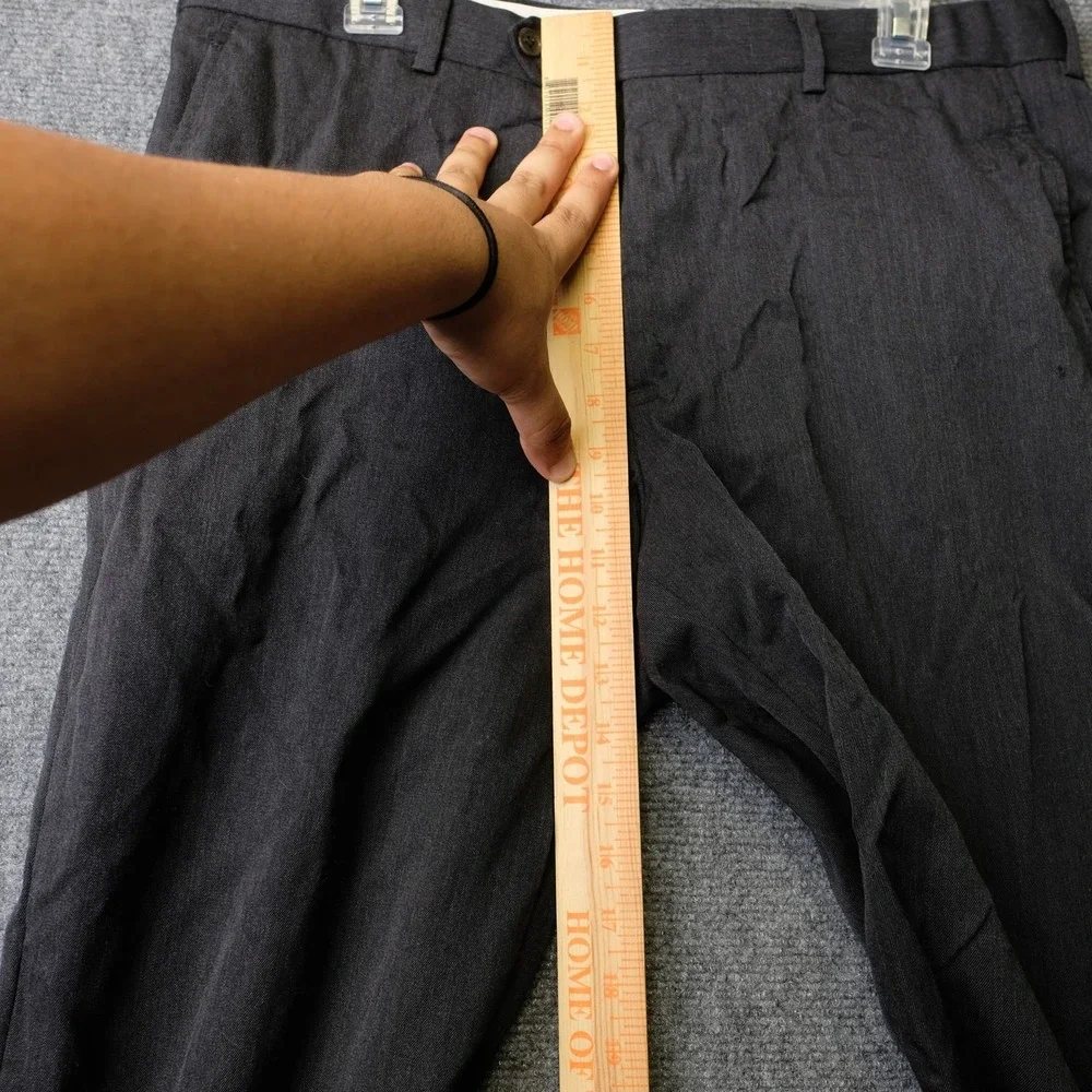 Brooks Brothers Pants Mens 36x32 Gray 1818 Regent Wool Dress Pleated Lined